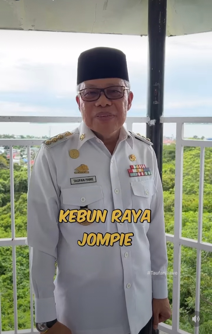 Ikon Nasional, Taufan Pawe Perkenalkan Kebun Raya Jompie, Hutan Alami di Tengah Kota dengan Beragam Tumbuhan